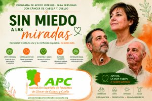 Cáncer de Cabeza y Cuello- programa Sin miedo a las miradas, apoyo y ayuda emocional y psicosocial